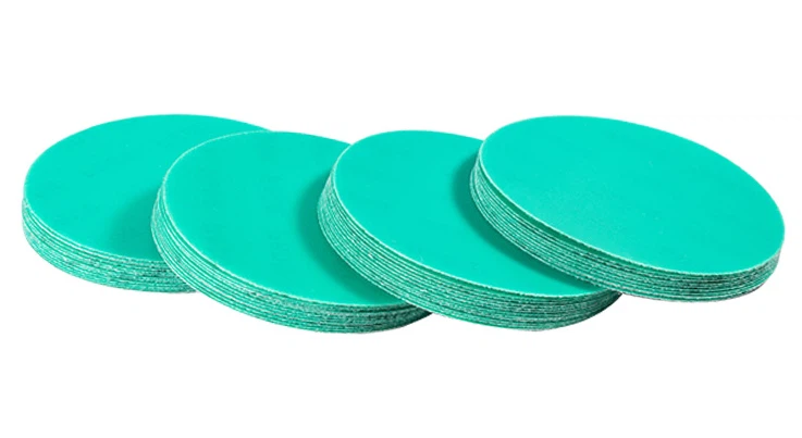 Automotive Green Film Sanding Paper Discs Automotive Green Film Sanding Paper Discs